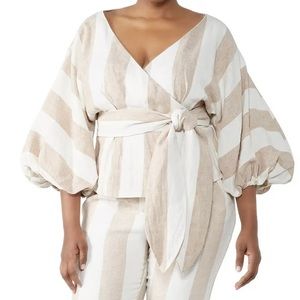 Mara Hoffman Libby Wrap Top